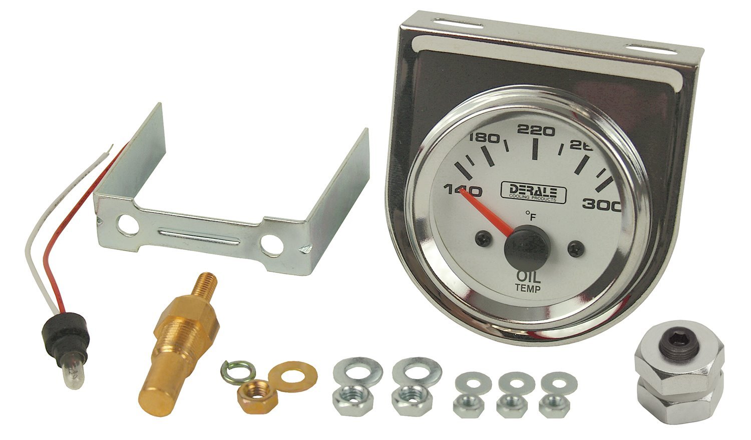 Oil Temperature Gauge Kit Transmission or Engine Oil