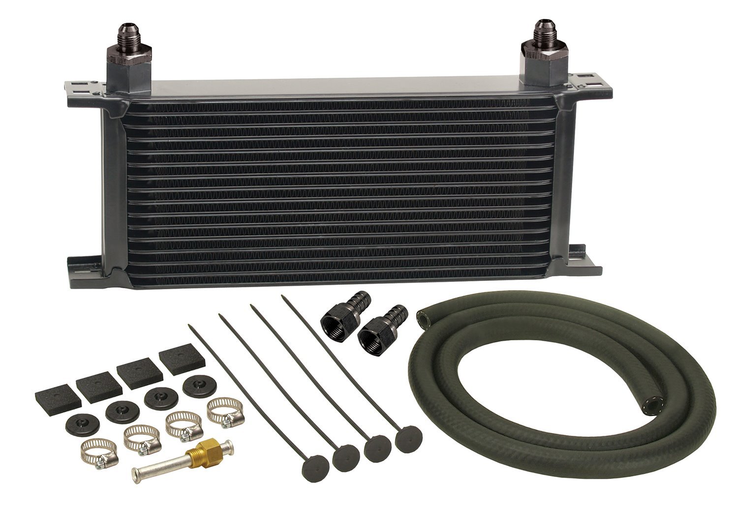 Derale 13402 16 Row Stacked Plate Transmission Cooler Kit
