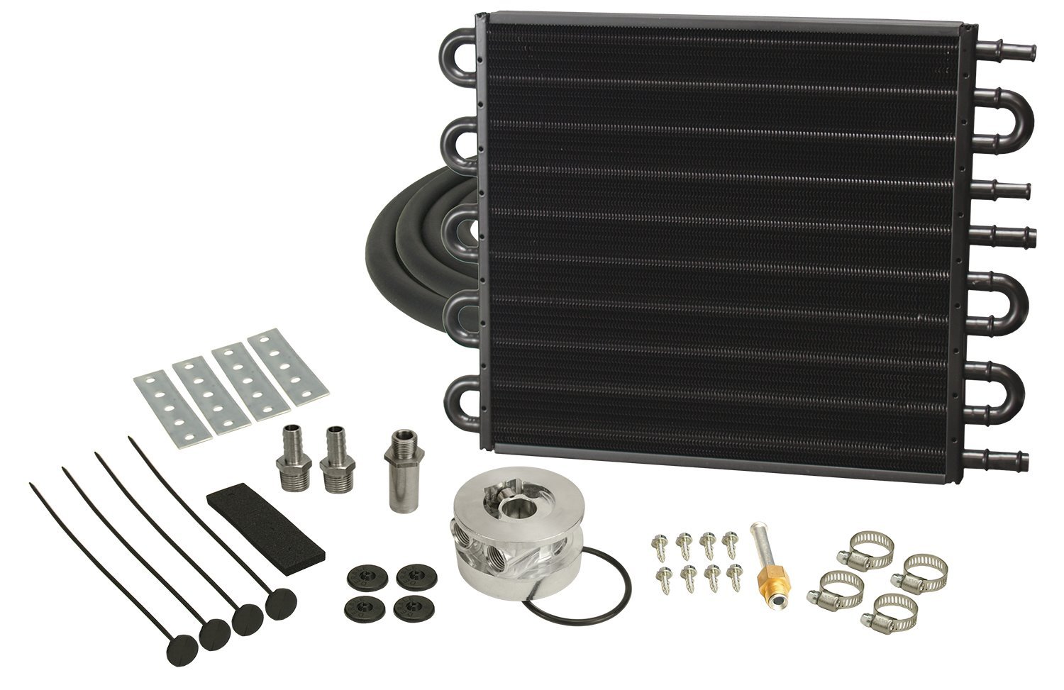 Engine Oil Cooler With Sandwich Adapter Kit