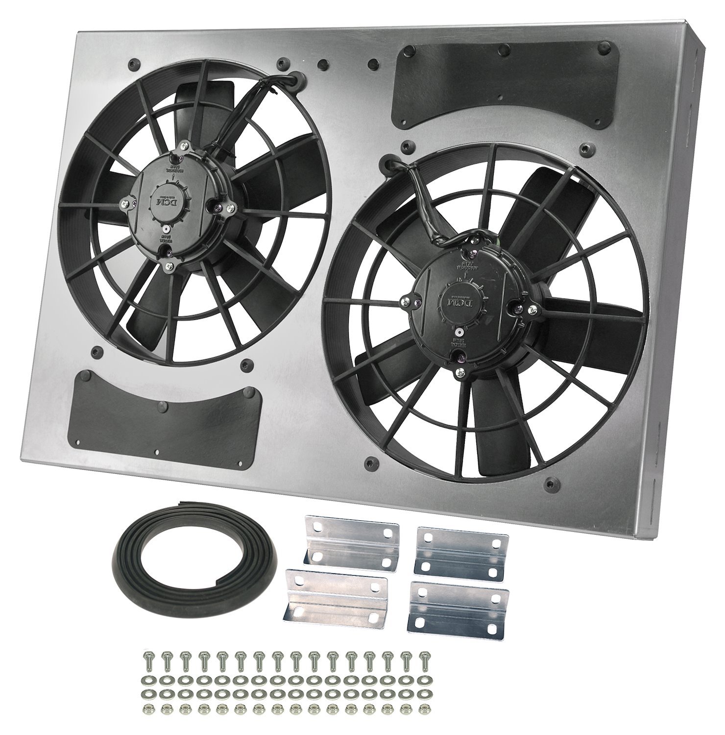 Derale 16833: High-Output Dual Fan Assembly CFM: 3750 - JEGS