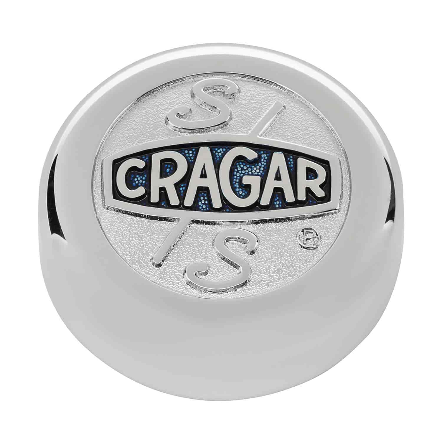 Cragar 09080: S/S Logo Flat Center Cap For Super Sport 5 x 4" Wheels - JEGS