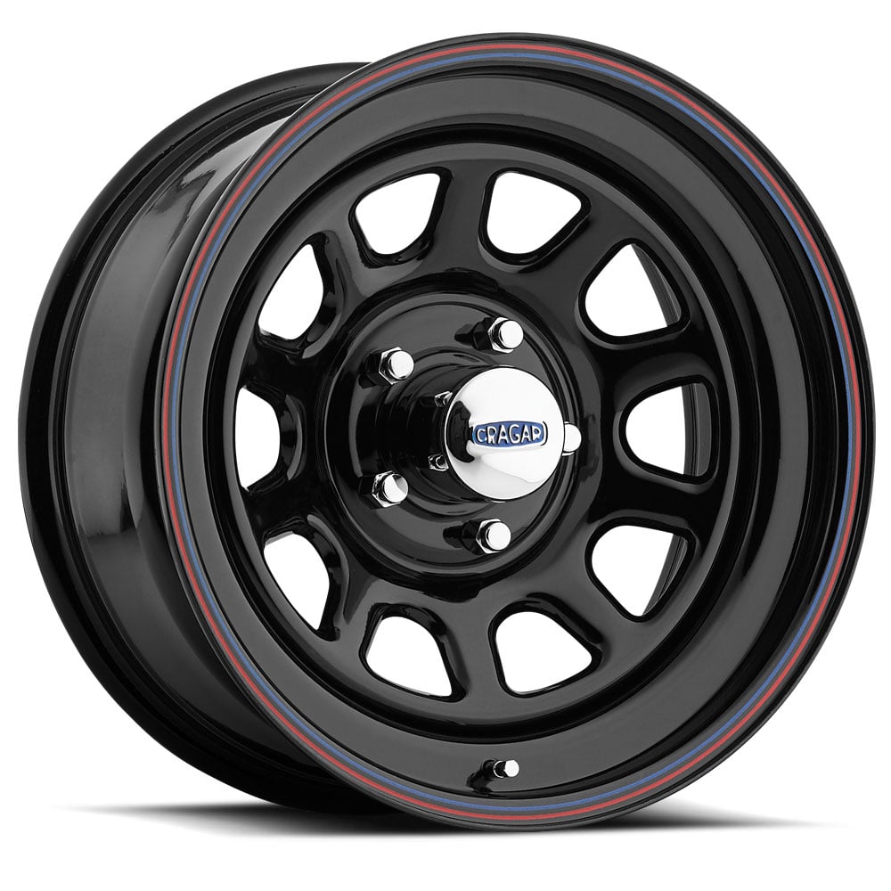 342 Series Steel Wheel Size: 17 x 8" Bolt Circle: 6 x 5.5" Rear Spacing: 4.5"