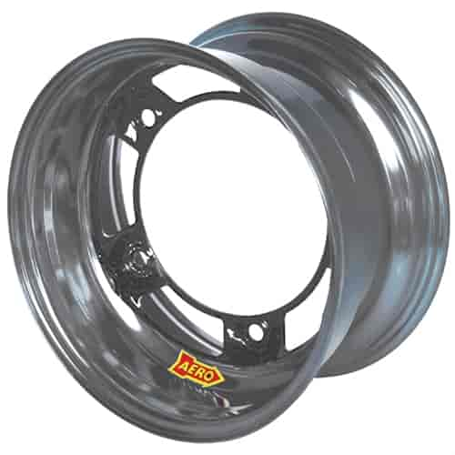 51 Series 15" x 10" AEROBRite Chrome Spun-Formed Race Wheel