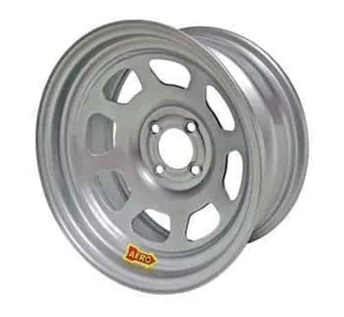 55 Series 15" x 10" Silver Roll-Formed Race Wheel