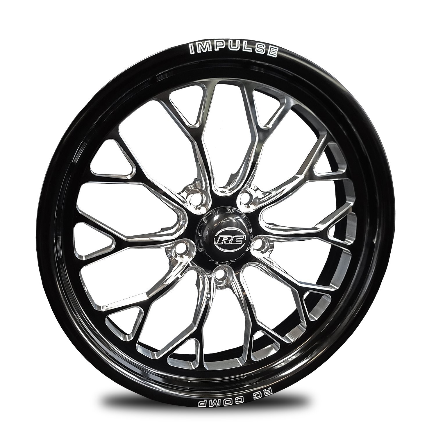 CS174532-14E Impulse Eclipse Front Wheel [Size: 17" x 4.50"] Black Anodized w/ Machined Accents