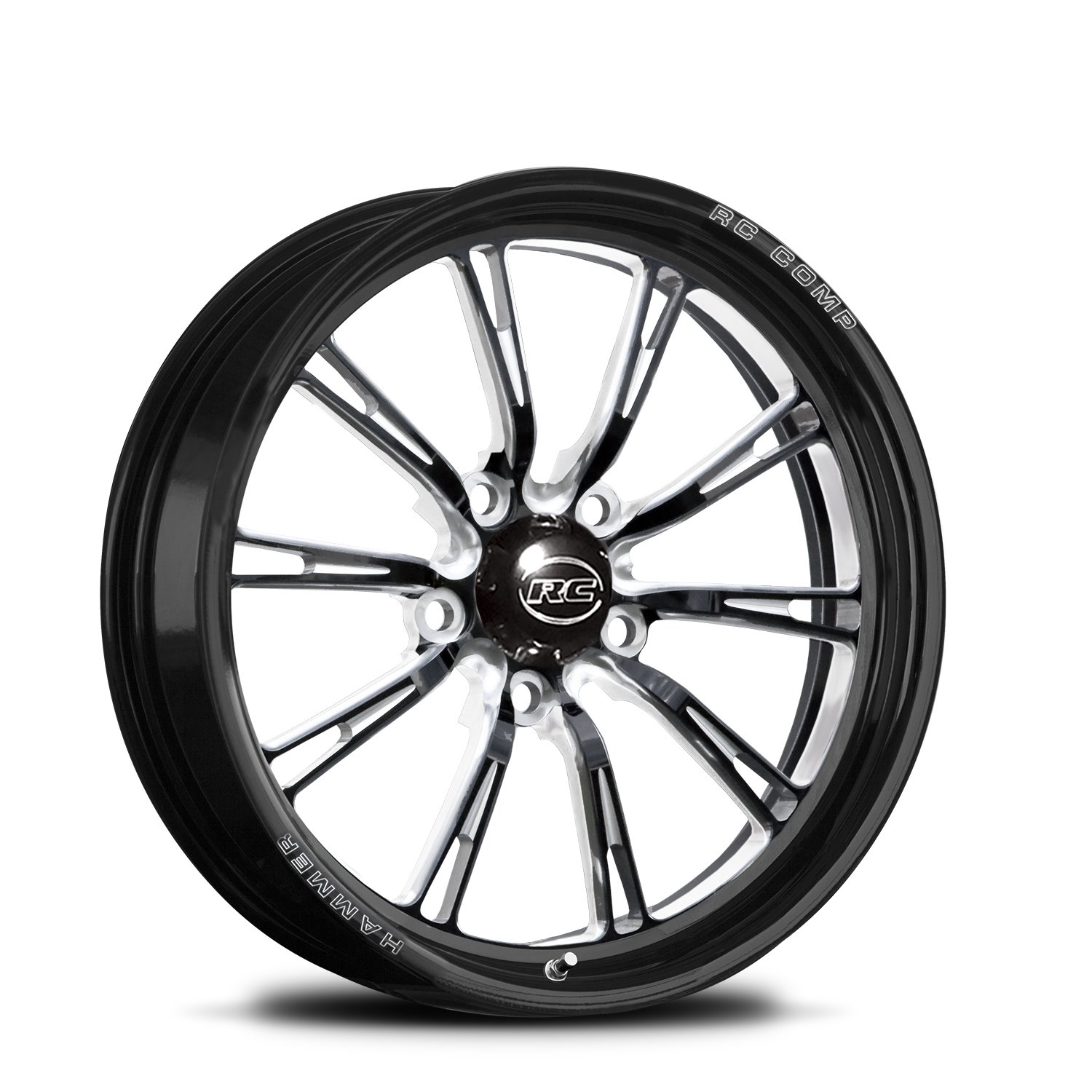 CS53511-06EP Hammer-S Eclipse Prism Front Wheel [Size: 15" x 3.50"] Black Anodized w/ Polished/Machined Accents