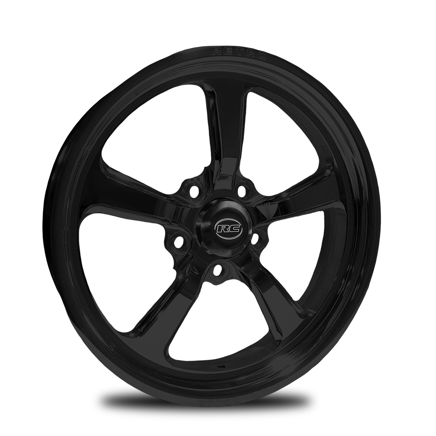 CS74531-10B Retro Black Front Wheel [Size: 17" x 4.50"] Black Anodized