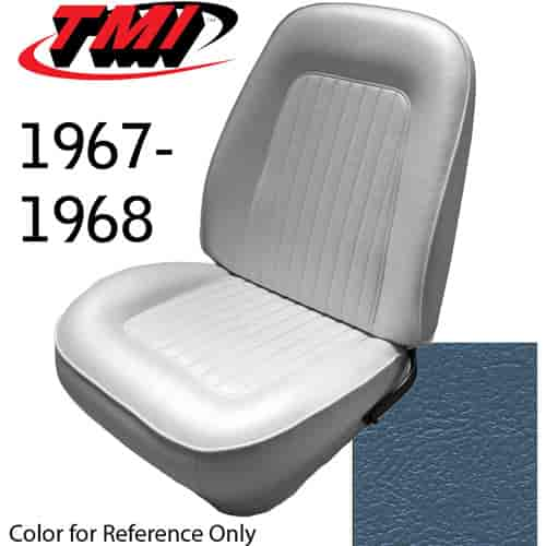 43-80827-2309 BRIGHT BLUE - CAMARO 1967 FRONT SPORT BUCKETS & REAR SEAT STANDARD - CAMARO NON-FOLDING REAR 53 WIDE