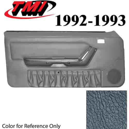 10-74202-18-18 ROYAL/LAPIS BLUE 1993 - 1992-93 MUSTANG CONVERTIBLE DOOR PANELS MANUAL WINDOWS WITHOUT INSERTS