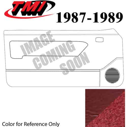10-74407-6244-815 SCARLET RED - 1987-89 MUSTANG CONVERTIBLE DOOR