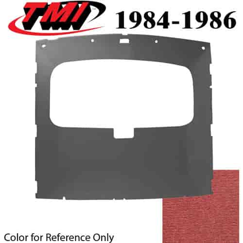 20-73004-1805 CANYON RED FOAM BACK CLOTH - 1984-86 MUSTANG COUPE SUNROOF HEADLINER CANYON RED FOAM BACK CLOTH