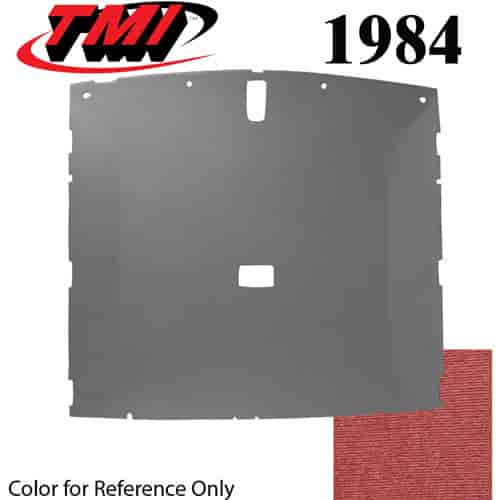 20-73009-1805 CANYON RED FOAM BACK CLOTH - 1984 MUSTANG COUPE HEADLINER CANYON RED FOAM BACK CLOTH