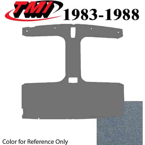 20-73019-1872 SCARLET RED FOAM BACK CLOTH - 1983 & 1987-88 MUSTANG COUPE T-TOP HEADLINER SCARLET RED FOAM BACK CLOTH