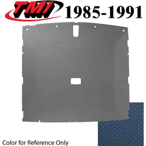 20-75005-1212 DARK BLUE FOAM BACK TIER GRAIN VINYL - 1985-90 MUSTANG HATCHBACK HEADLINER DARK BLUE FOAM BACK TIER GRAIN VINYL