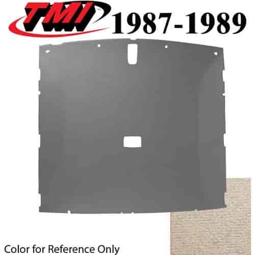 20-75005-1853X SMOKE GRAY FOAM BACK CLOTH - 1987-89 MUSTANG HATCHBACK HEADLINER SMOKE GRAY FOAM BACK CLOTH