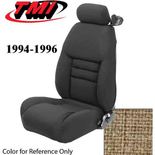 43-77724-74 1994-96 MUSTANG GT CONVERTIBLE FULL SET SADDLE TWEED NON-OE CLOTH UPHOLSTERY FRONT & REAR