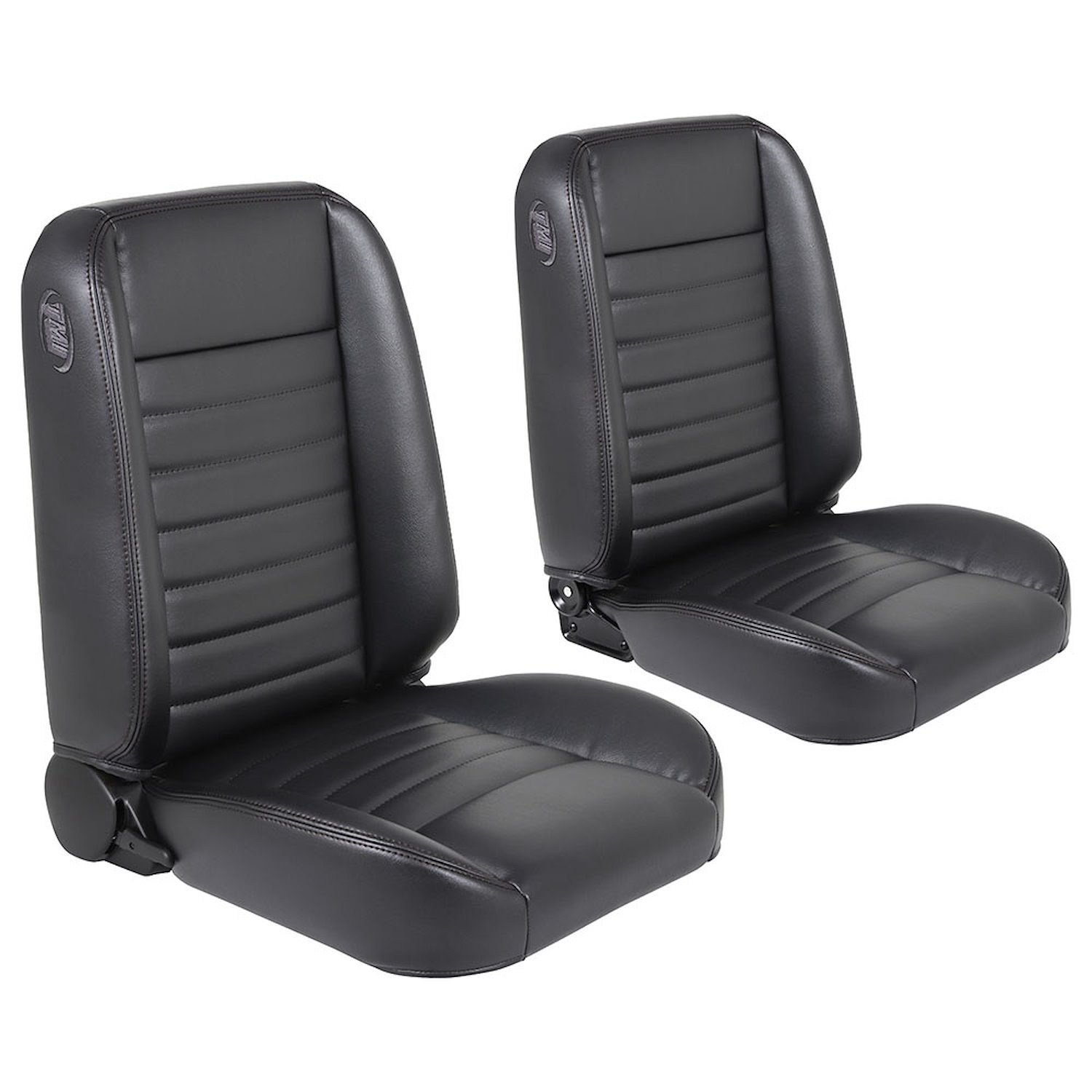 47-9250-2295-BKS Pro-Classic Bucket Seats Cruiser Collection Universal [Black Madrid Vinyl w/Black Stitch]