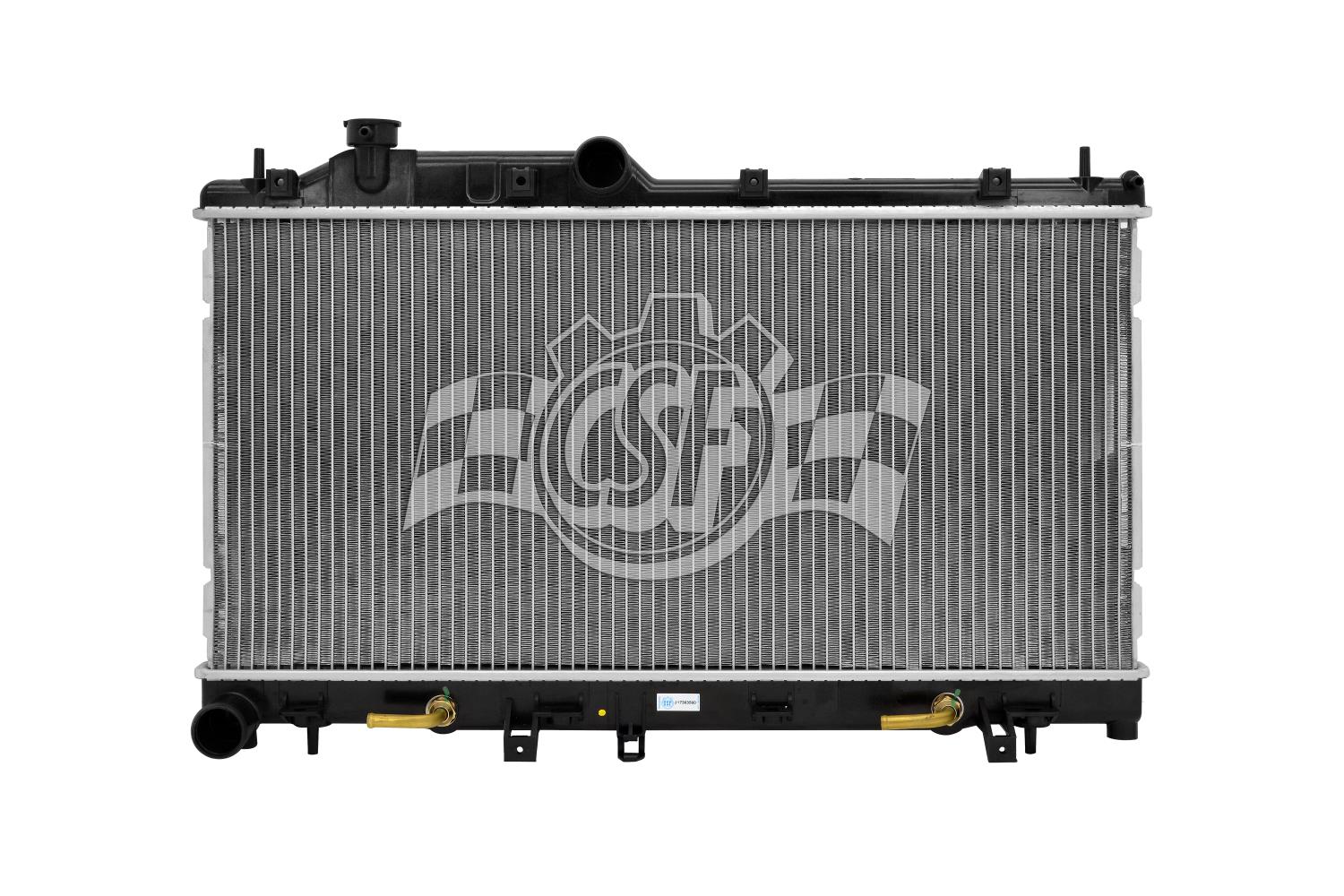 OE-Style 1-Row Radiator, Fits Select Subaru