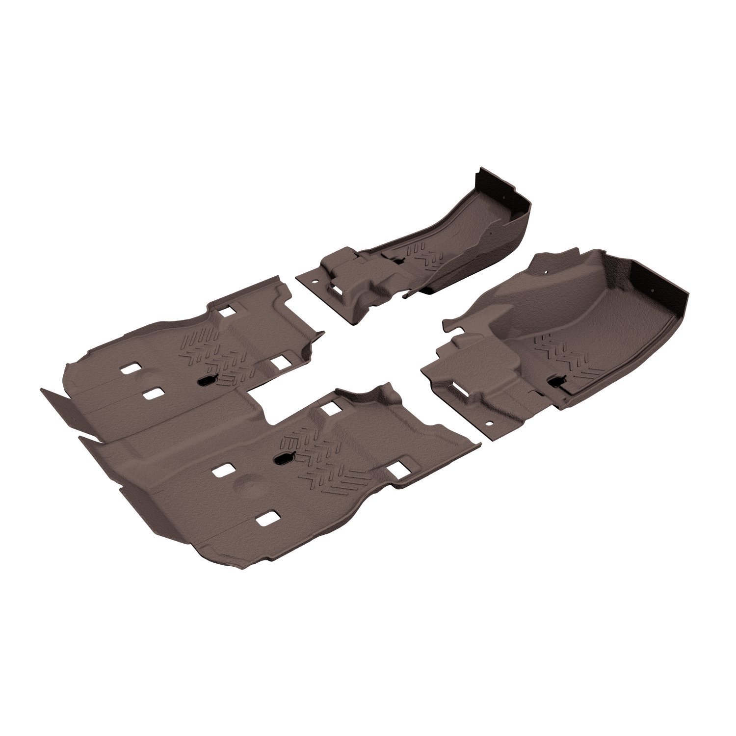 B1009725-BLK1-AA Replacement Flooring System for Select Jeep Wrangler JL 4DR [Mesa Smoke]