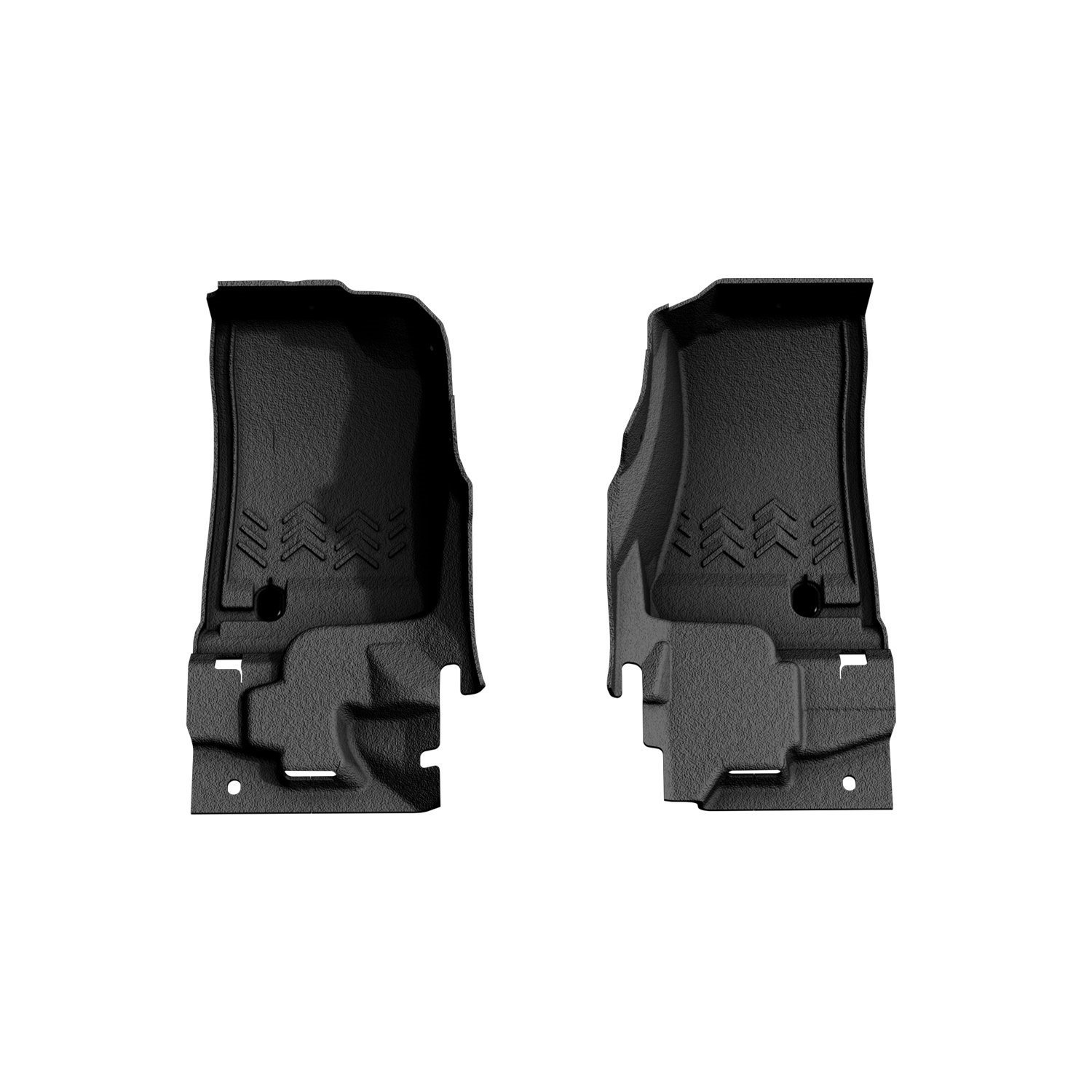 B1009733-BLK1-AA Replacement Front Flooring System for Select Jeep Gladiator JT [Mesa Smoke]