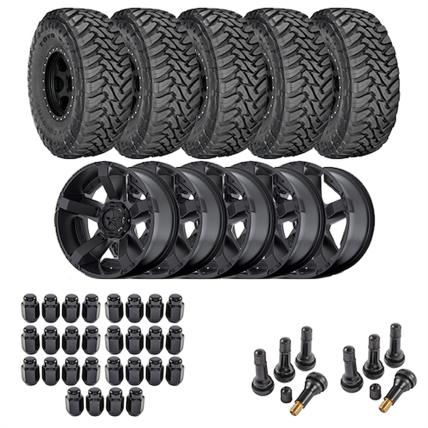 Wheel and Tire Kit for 1987-2006 Jeep Wrangler/1984-2001