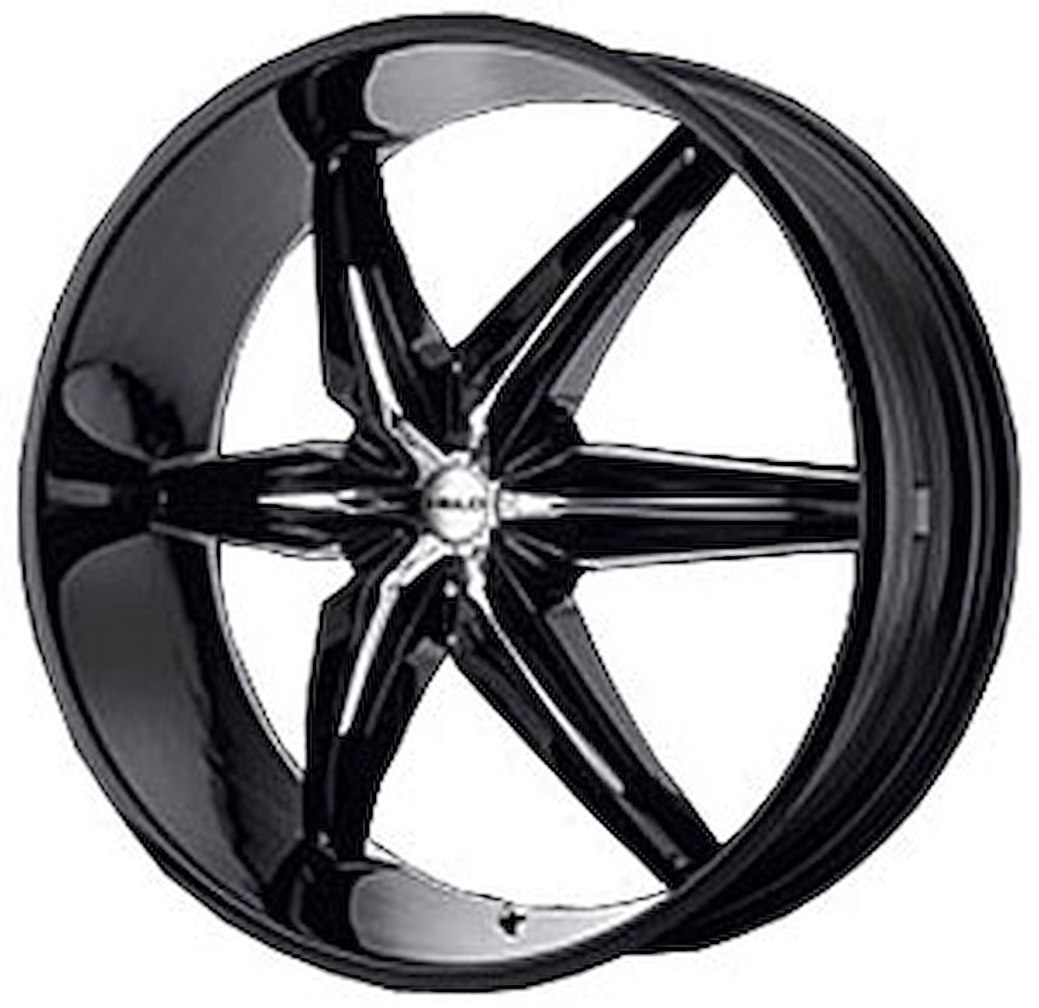 Helo Series 866 Black Wheel Size: 26" x 9-1/2"