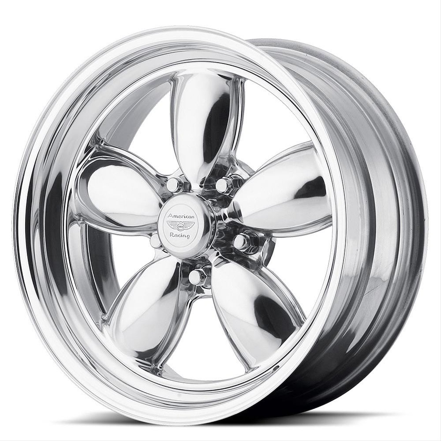 AMERICAN RACING CLASSIC 200S TWO-PIECE POLISHED 17 x 9.5 5x4.5 6 5.49