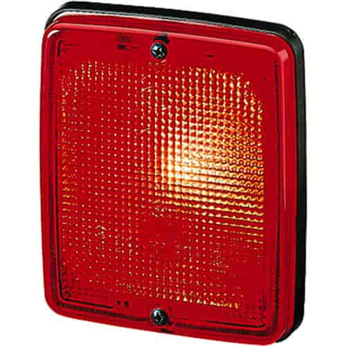 3236 Stop/Tail Lamp Rectangle Red Lens Flush Mount SAE Approved
