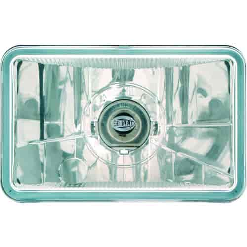 4" x 6" Rectangular Free Form Halogen Conversion Headlamp Includes 1 Lamp and Dust Boot Bulb NOT Included SAE/DOT/ECE Approved