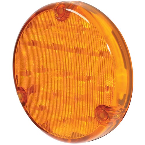 110mm Turn Lamp Round Amber Lens SAE Approved Front