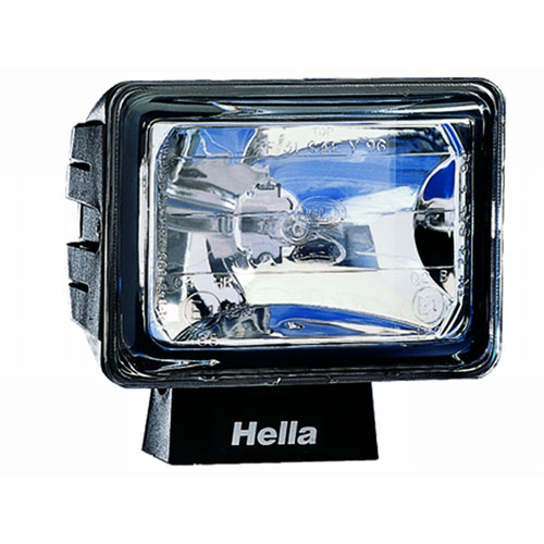 Micro FF Driving Lamp; Rectangle; Clear Lens; Blk