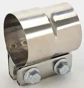Dynomax 33226: Stainless Steel Strap Band Clamp Lap Joint - JEGS