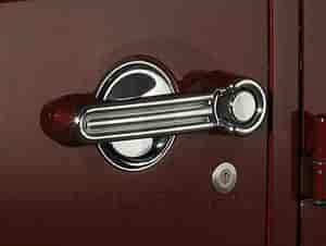 Chrome Door Handle Accent Kit 2007-12 Jeep Wrangler 2-Door