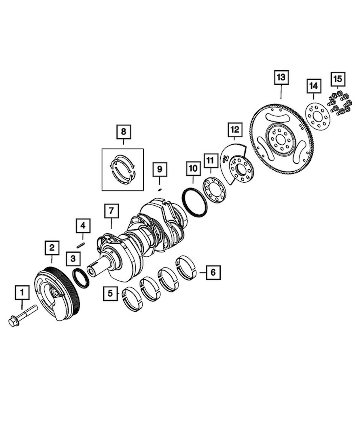 68582742AA Crankshaft Reluctor Wheel Fits Select Jeep &