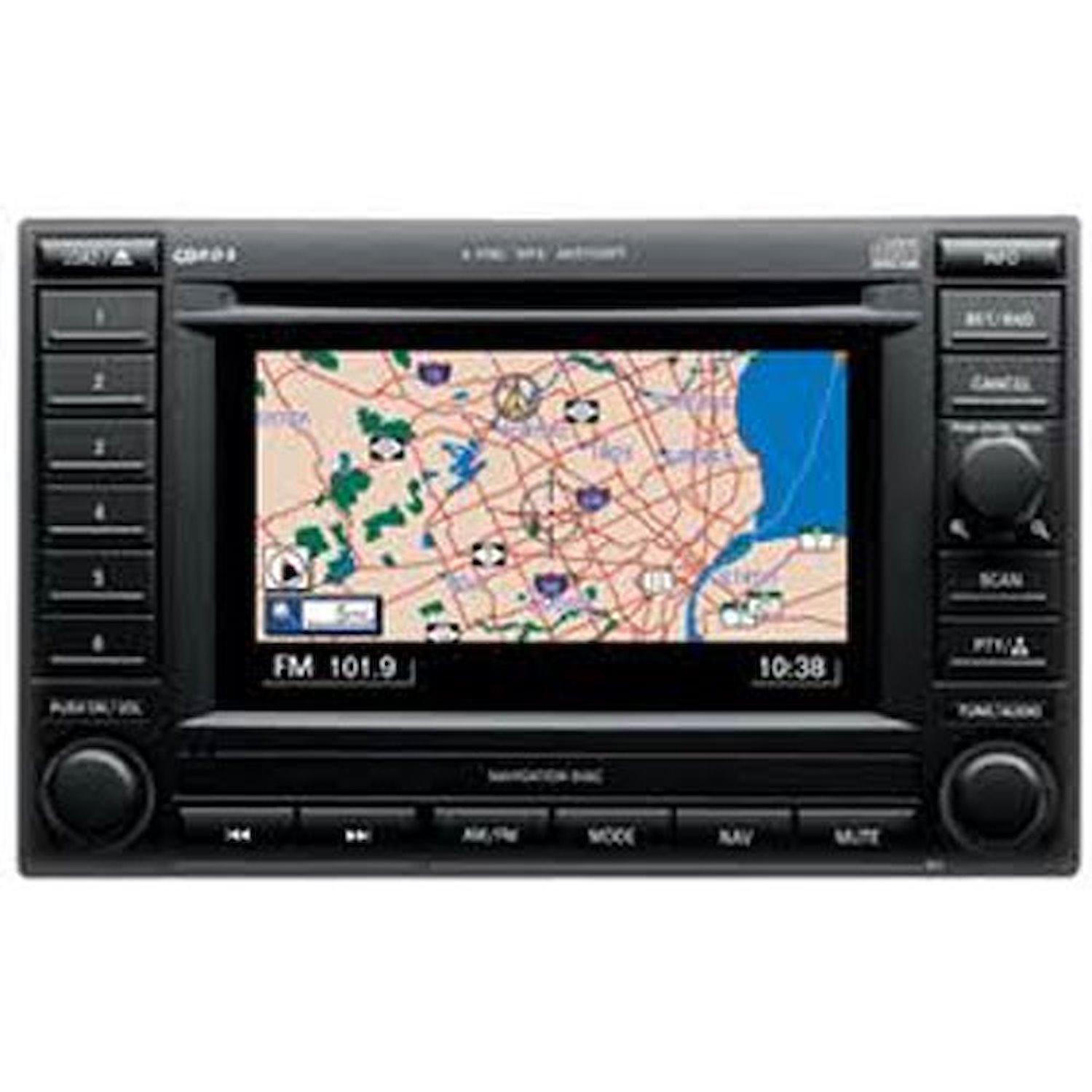 REC Navigation Radio Chrysler/Dodge/Jeep Includes: