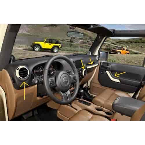 Interior Trim Kit 2011-13 Jeep Wrangler 2-Door