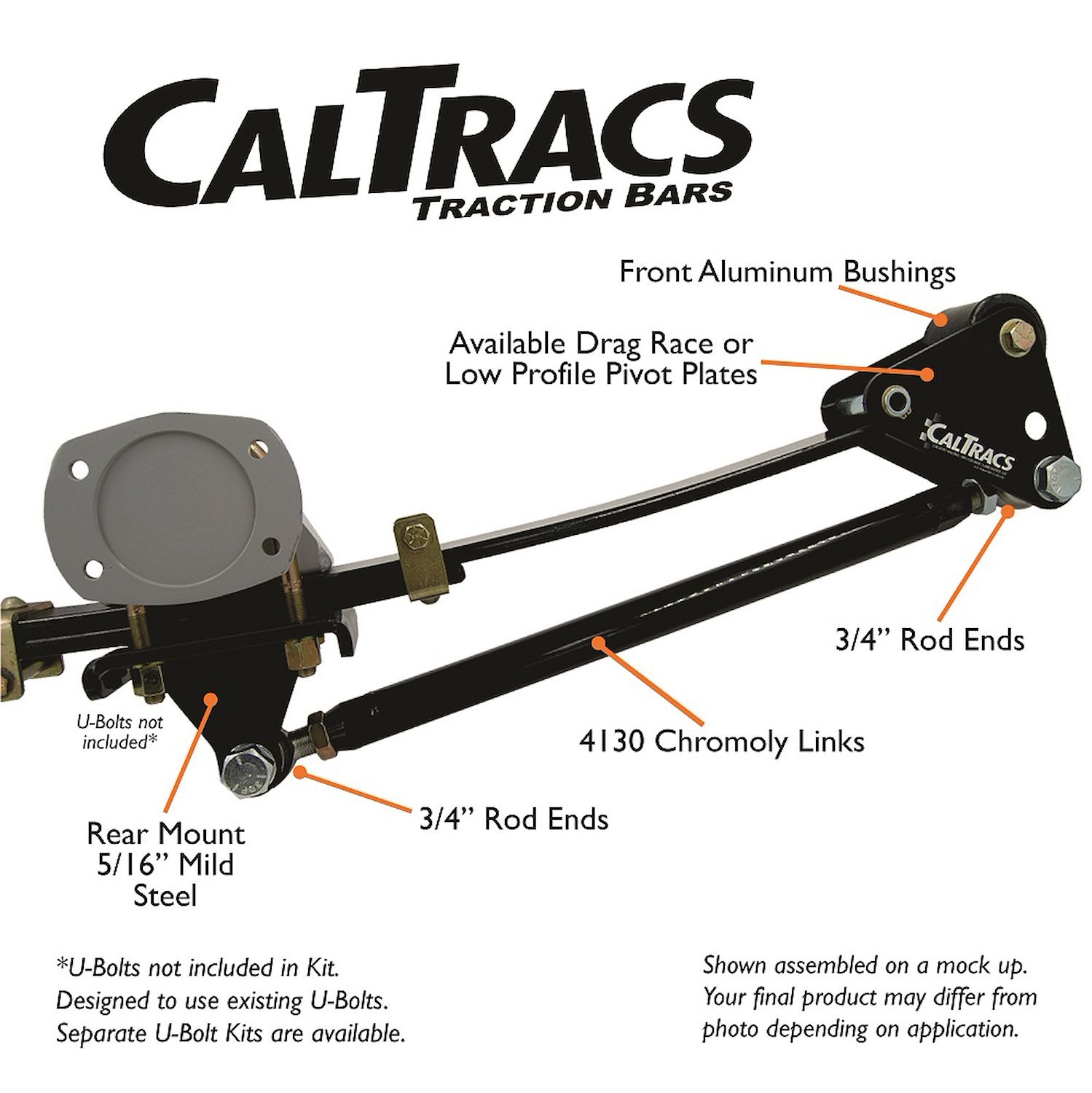 2103-1 Traction Bars, Caltracs Standard Low Pro