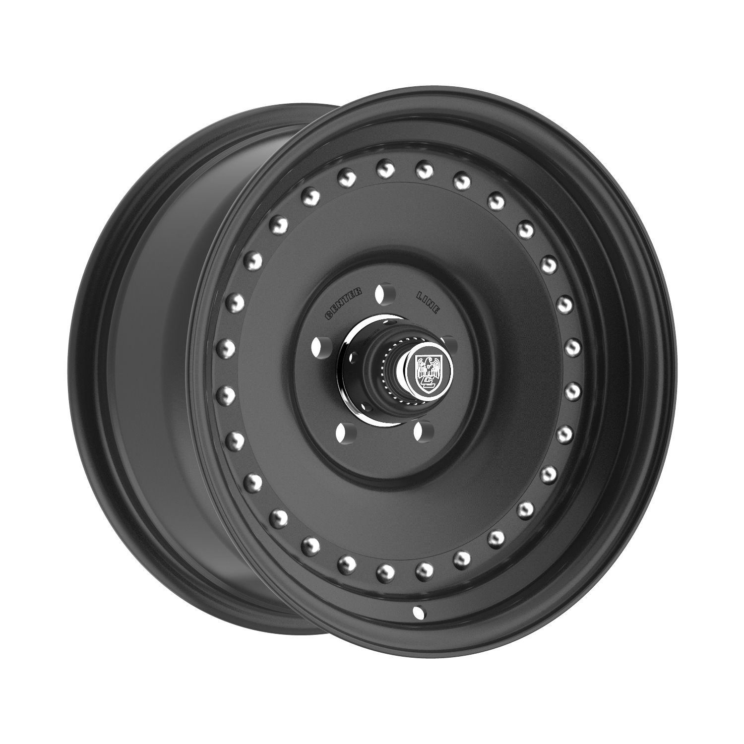 005SB-57065-06 Auto Drag 2.0 Wheel [Wheel Size: 15" x 7"] Satin Black Center with Satin Black Step Lip