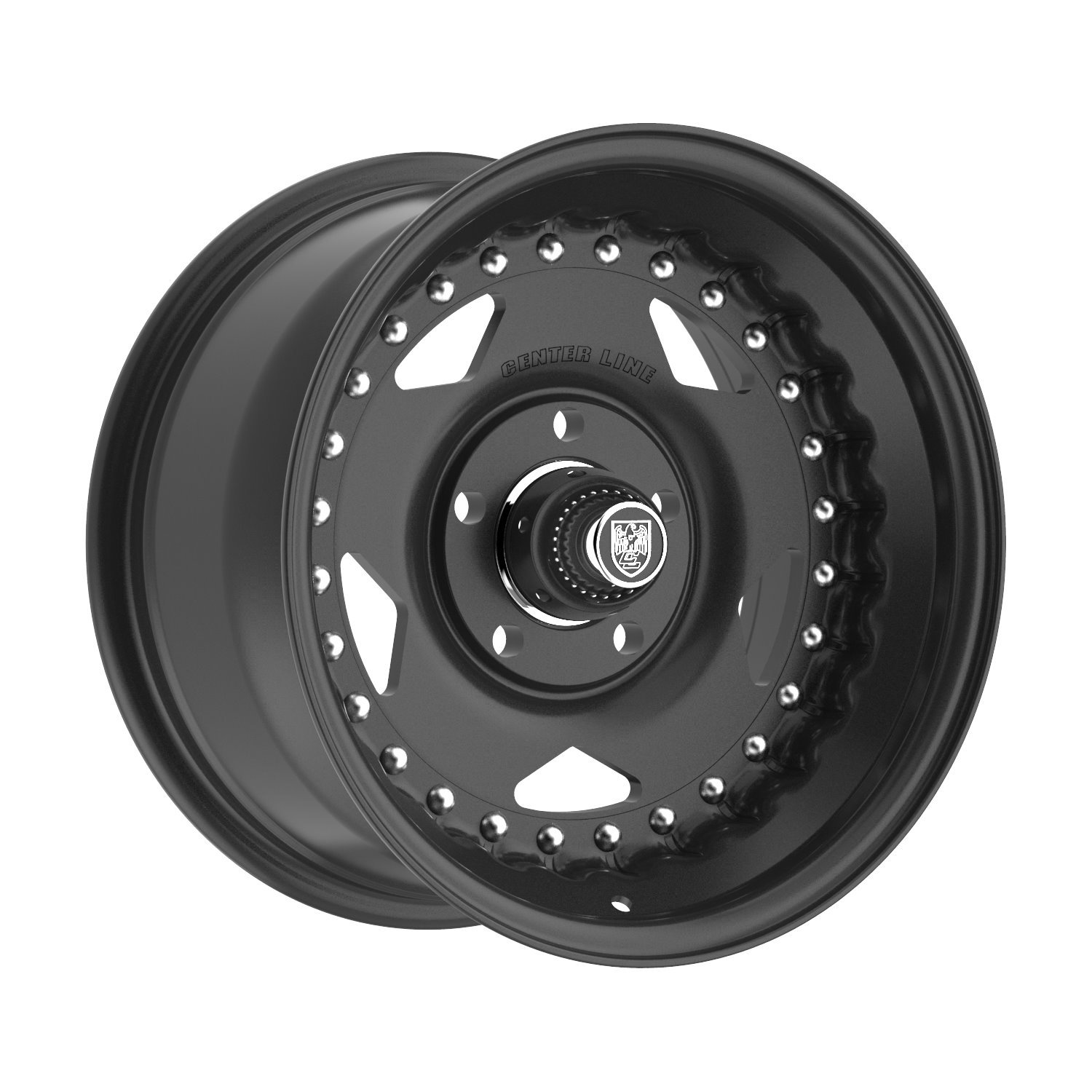 000SB-58061+00 Convo Pro 2.0 Wheel [Wheel Size: 15" x 8"] Satin Black Center with Satin Black Convo Lip