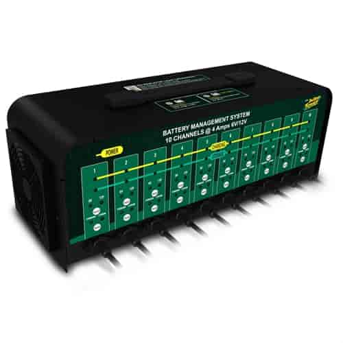 10-Bank Battery Charger 12V/6V @ 4 amps per
