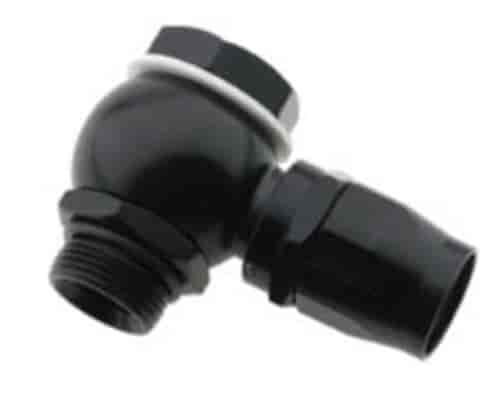 -16 STRAIGHT BANJO HOSE END BLACK