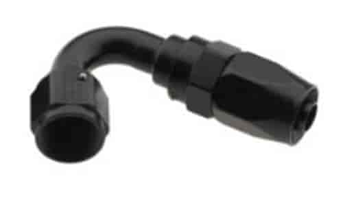 Series 2000 Expander Pro-Flow Hose End 120 Degree -12 AN Nut x -16 AN Hose [Black]