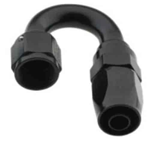 -16 X 180 PRO-FLOW HOSE END BLACK