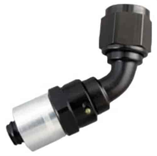 -4 X 45 SPORT CRIMP HOSE END NON SWIVEL