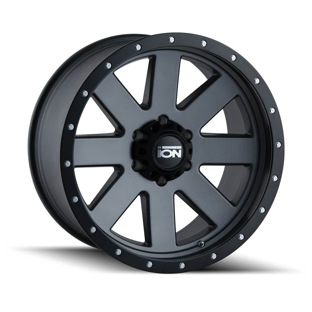 134 134 MATTE GUNMETAL/BLACK BEADLOCK 18X10 5-127 -19mm