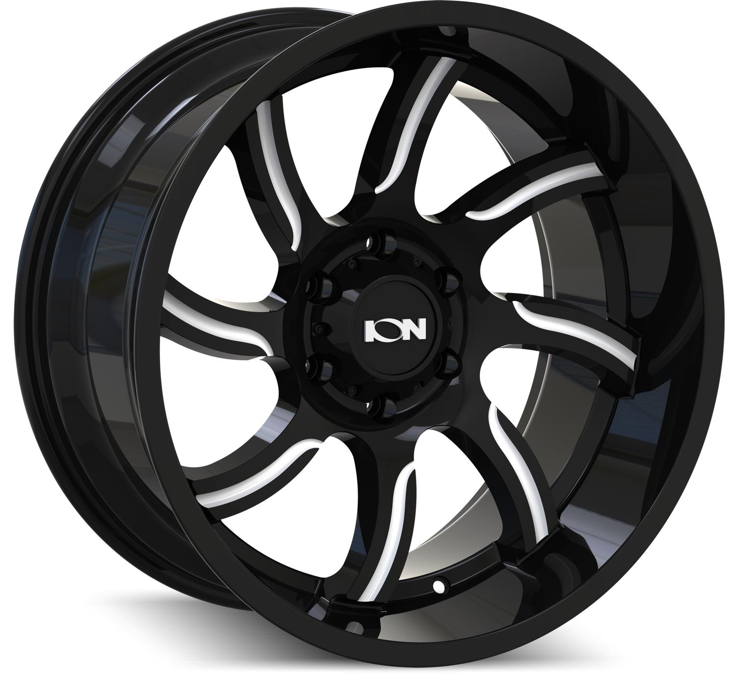 151-2950M18 ION 151-Series Wheel, Size: 20" x 9", Bolt Pattern: 5 x 150 mm [Finish: Gloss Black/Milled]