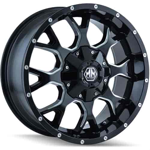 Mayhem 8015 Series Warrior Wheel Size: 20" x 9"