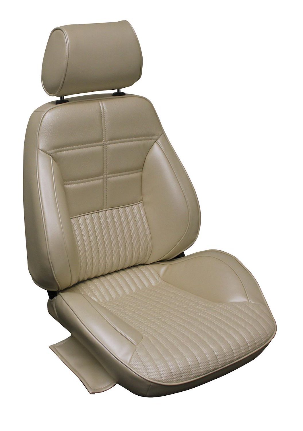 1970 Ford Mustang Deluxe and Grande Interior Black Touring II Preassembled Reclining Front Bucket Seats