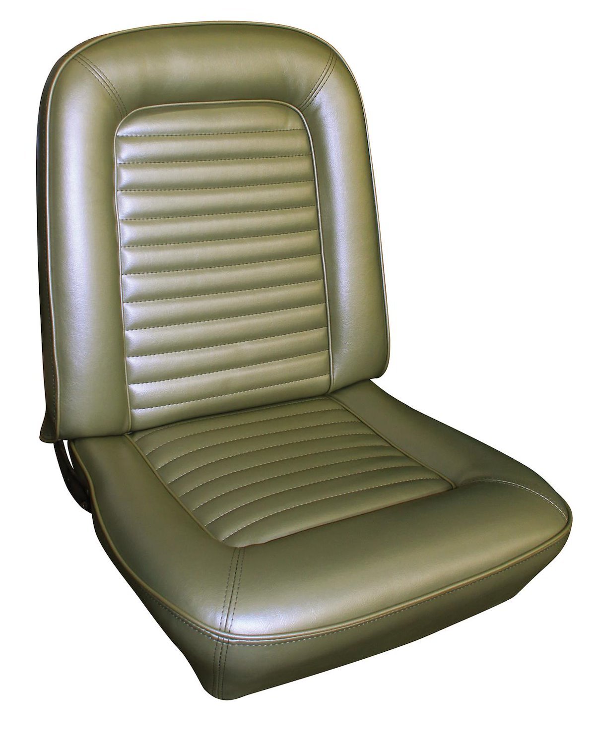 1968 Ford Mustang Fastback Standard-Deluxe Interior Front and Rear Bench Seat Upholstery Set