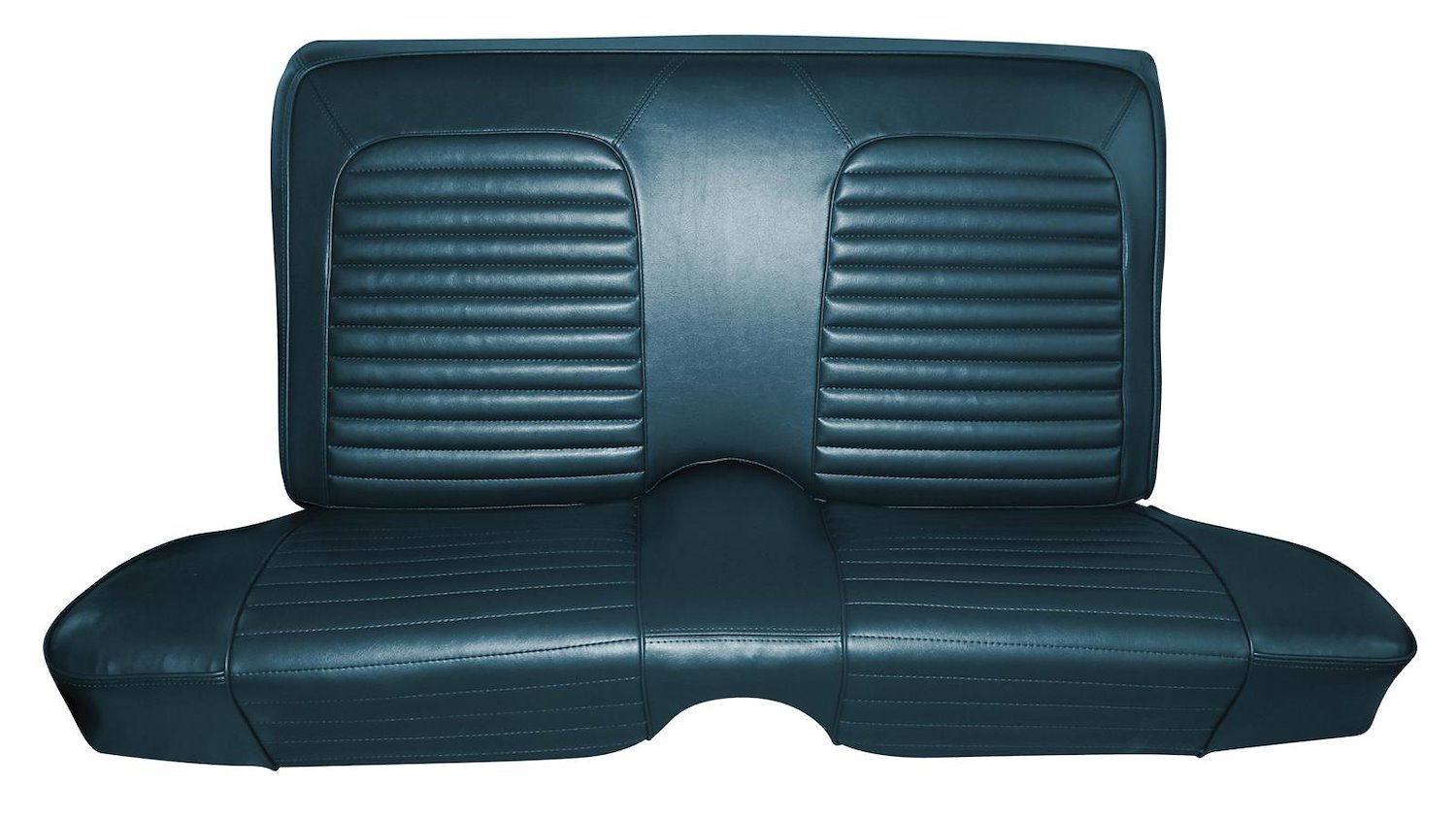 70 MUSTANG DELUXE/GRANDE CONVERTIBLE REAR BENCH SEAT BLUE T=L-3788 & UI=L-4069